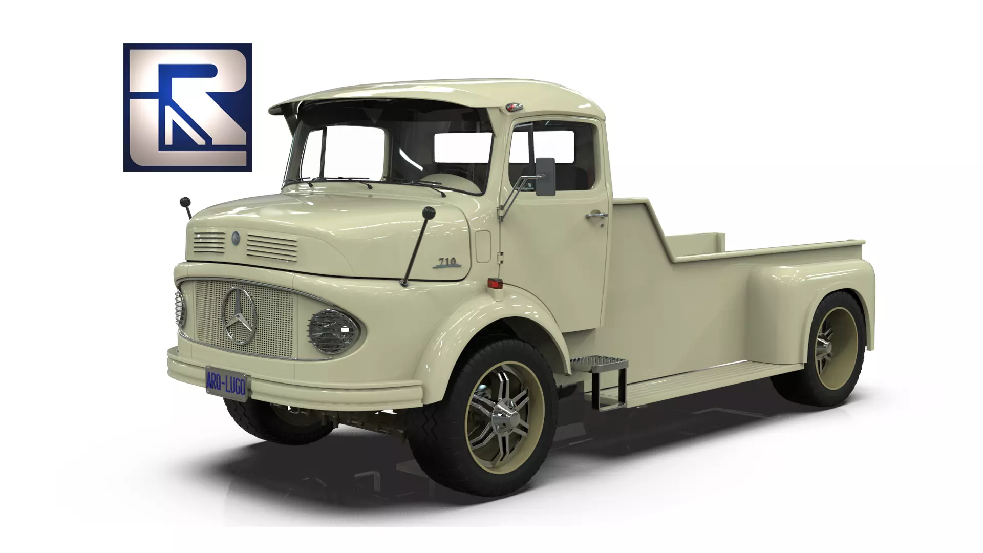 LAK 710 4x4 Custom Pickup 3D model