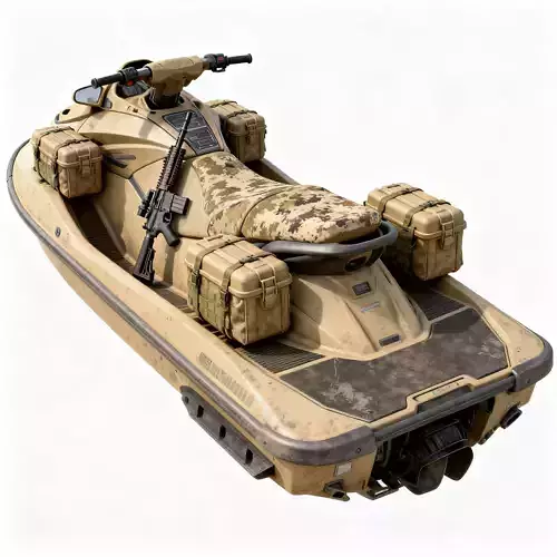 Desert Recon Tactical Jet Ski 3D Model