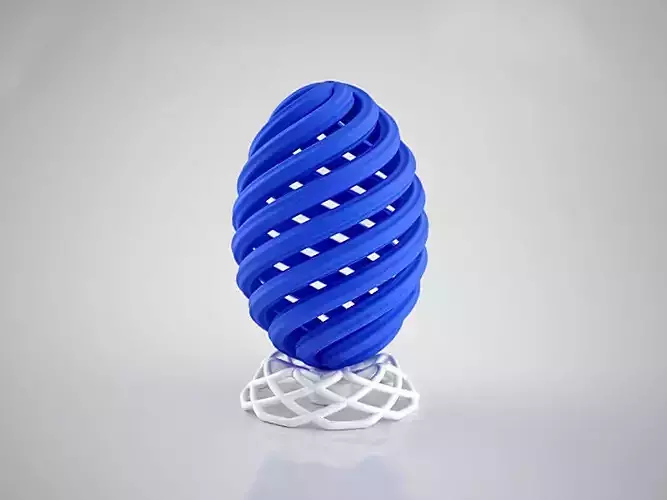 Vortex Egg Support 3D print model