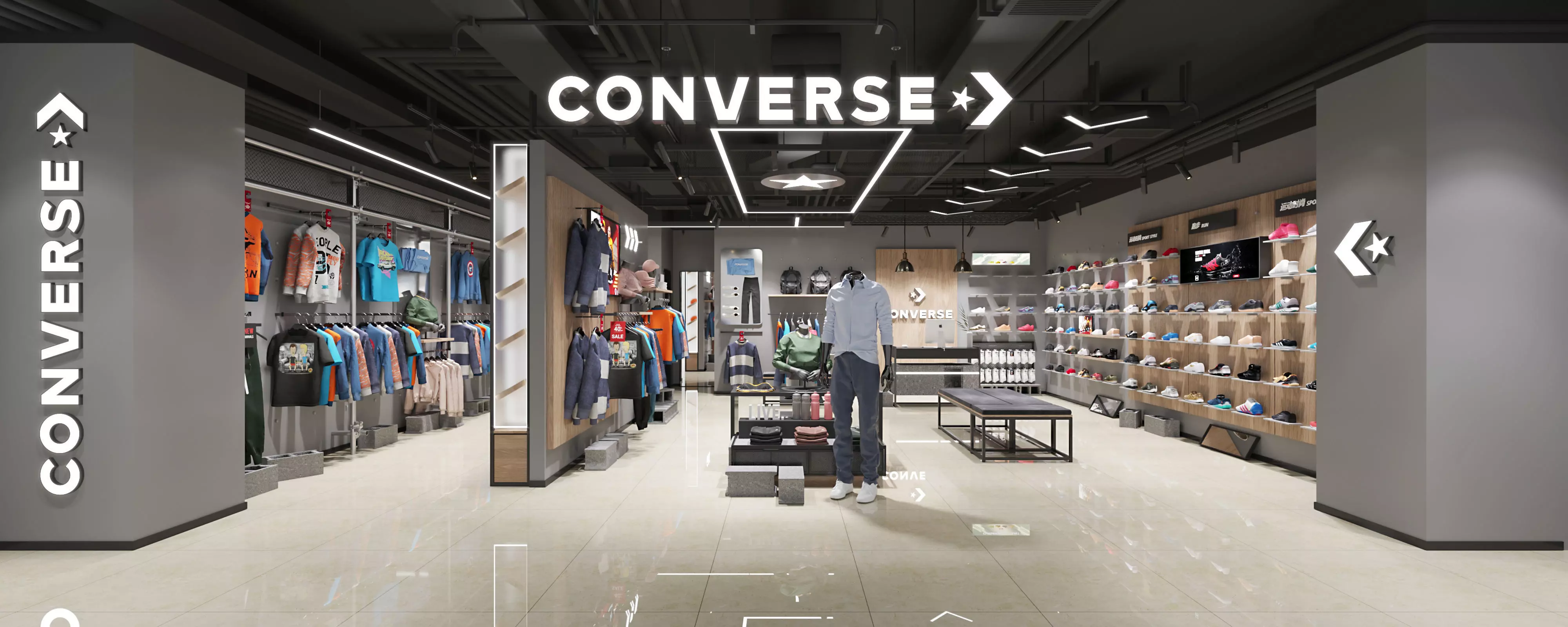 Clothing Store Low-poly 3D model