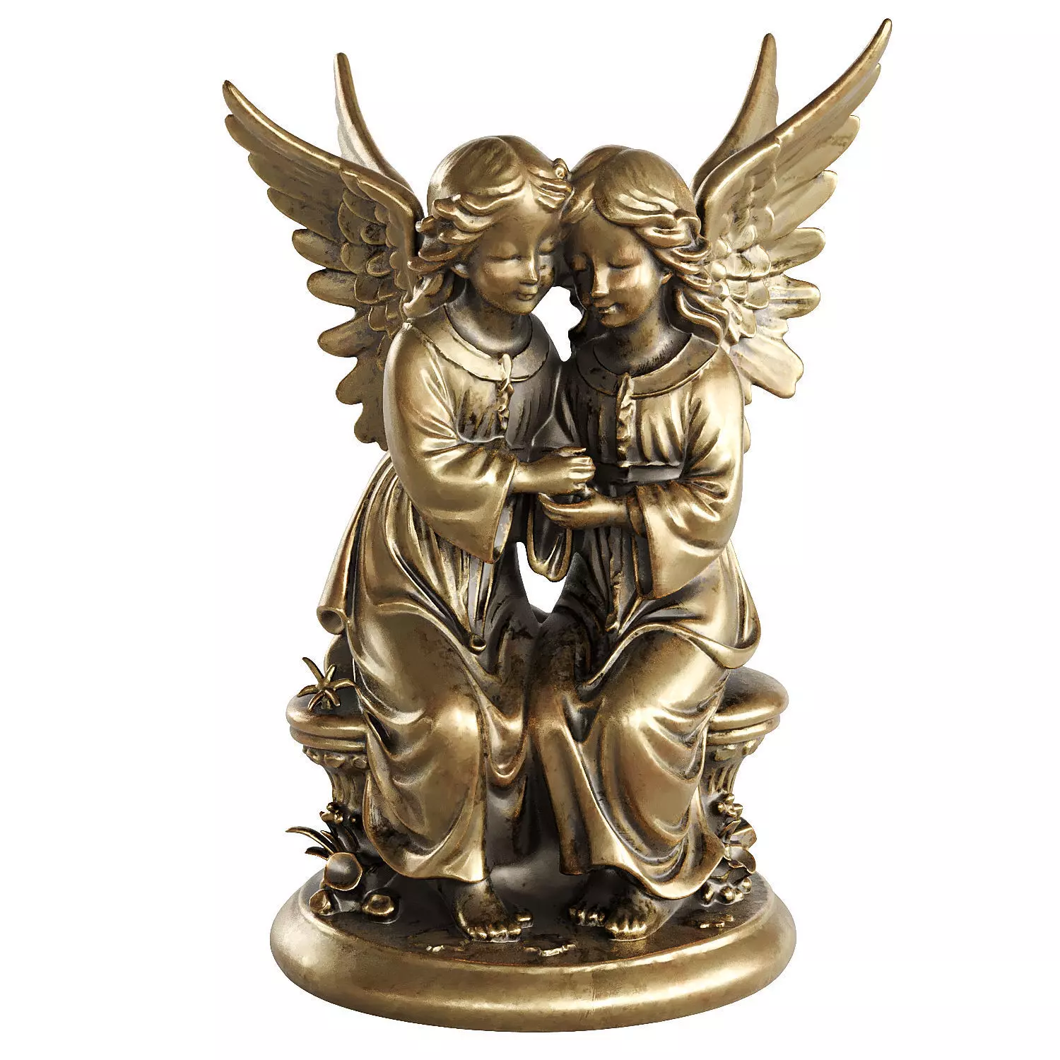angel statue 11 3D model