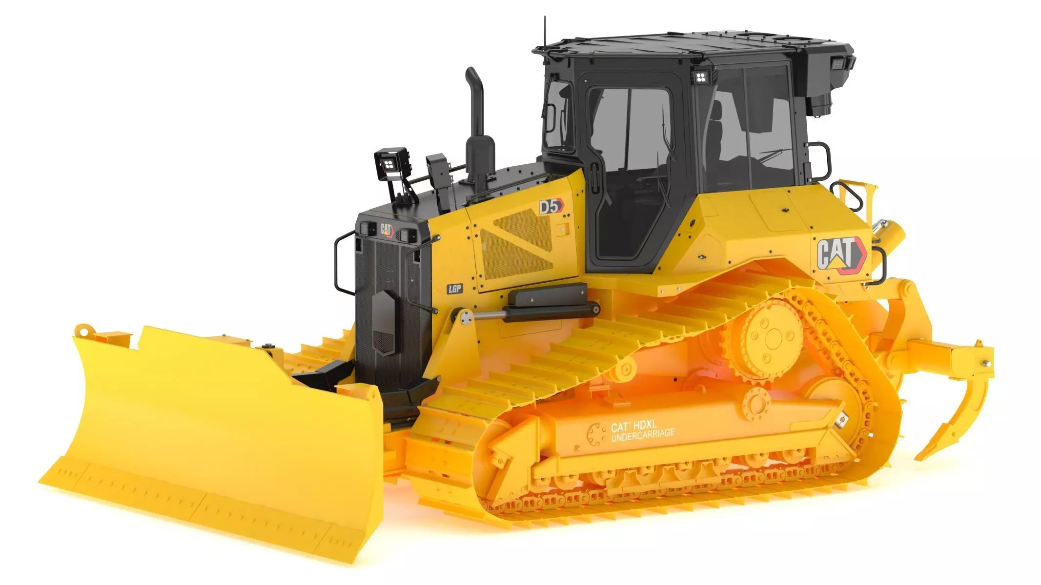 Medium Dozer D5 3D model