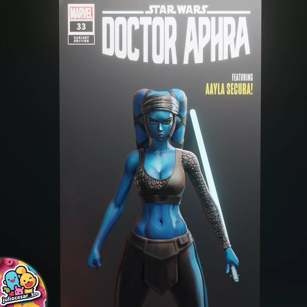 star wars - aayla secura 3D print model