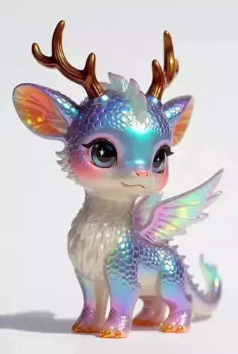Hybrid Creature Decorative Figurine 3D