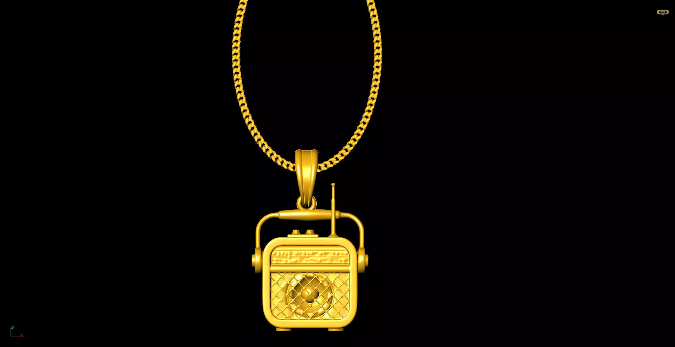 Handmade Math Project Radio pendant charms - one inch pendant free 3D model 3D printable ...
