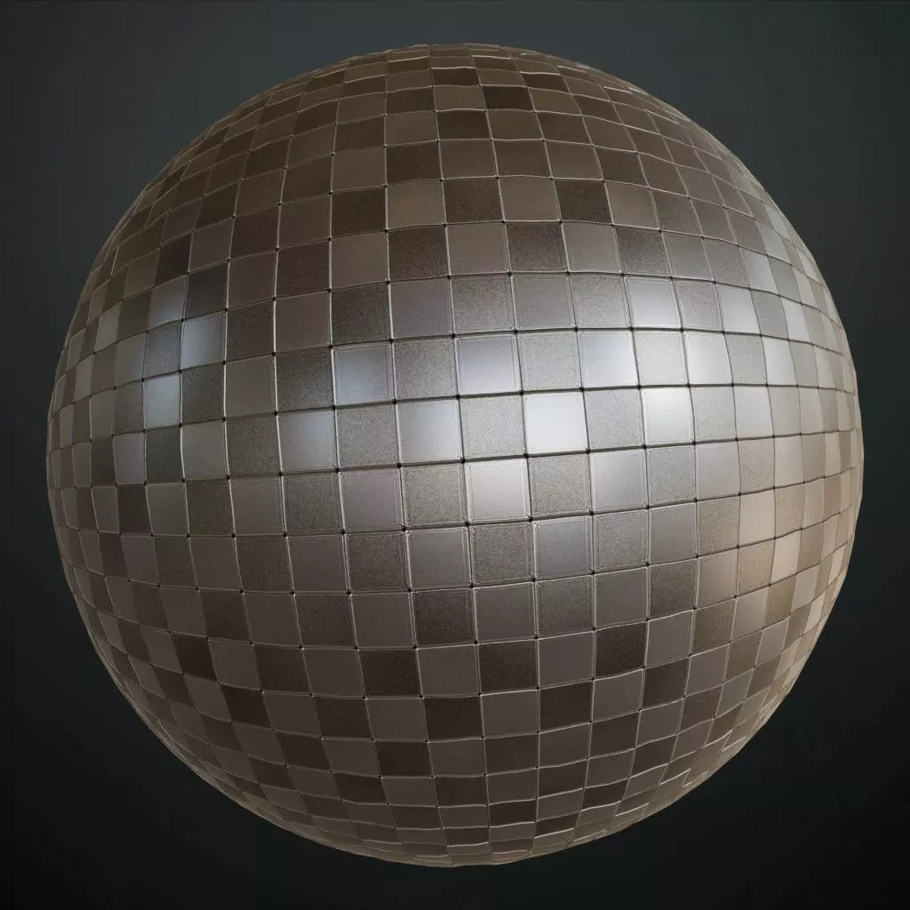 Silver Metal Powdered Plaster PBR Seamless Texture