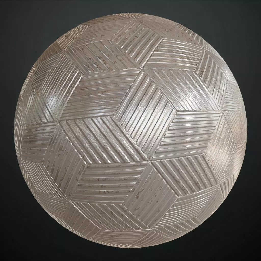 Silver Metal Plate Rusted PBR Seamless Texture