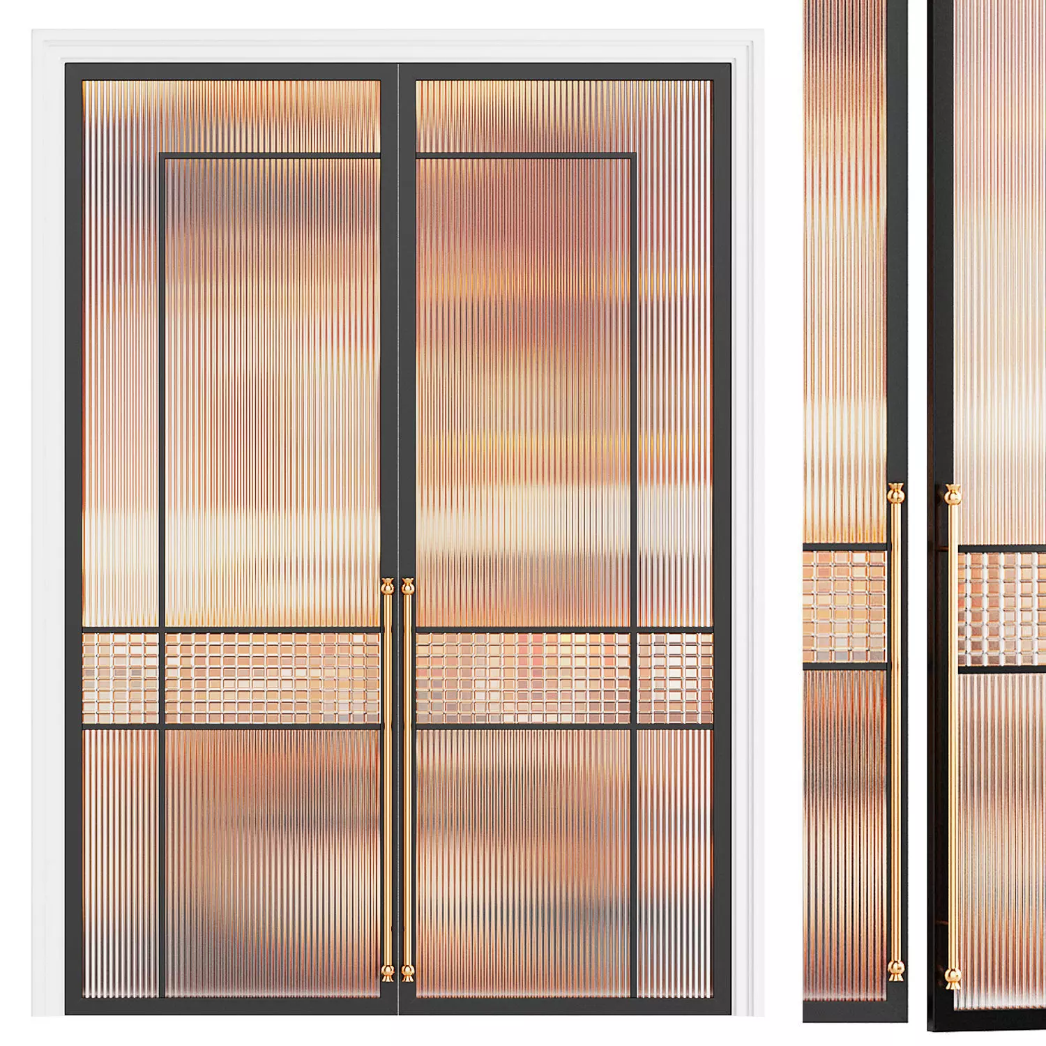 Art deco door 3D model