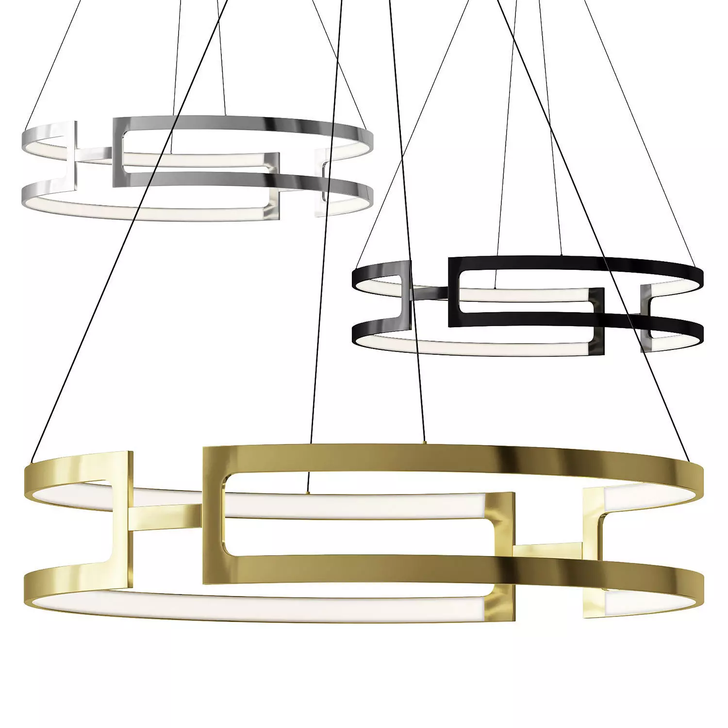 Bettony LED Chandelier 3D model