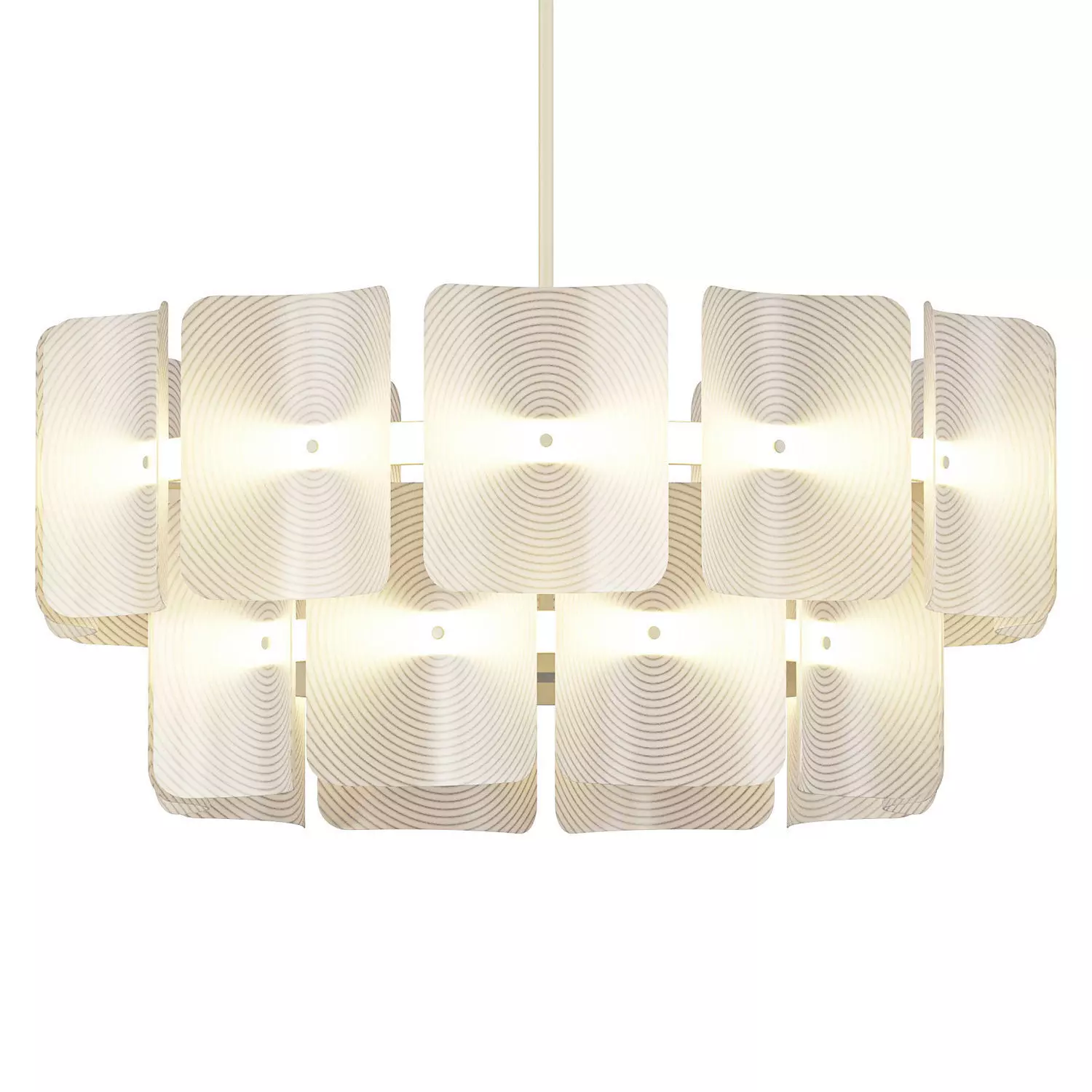 Fingerprint Chandelier 3D model