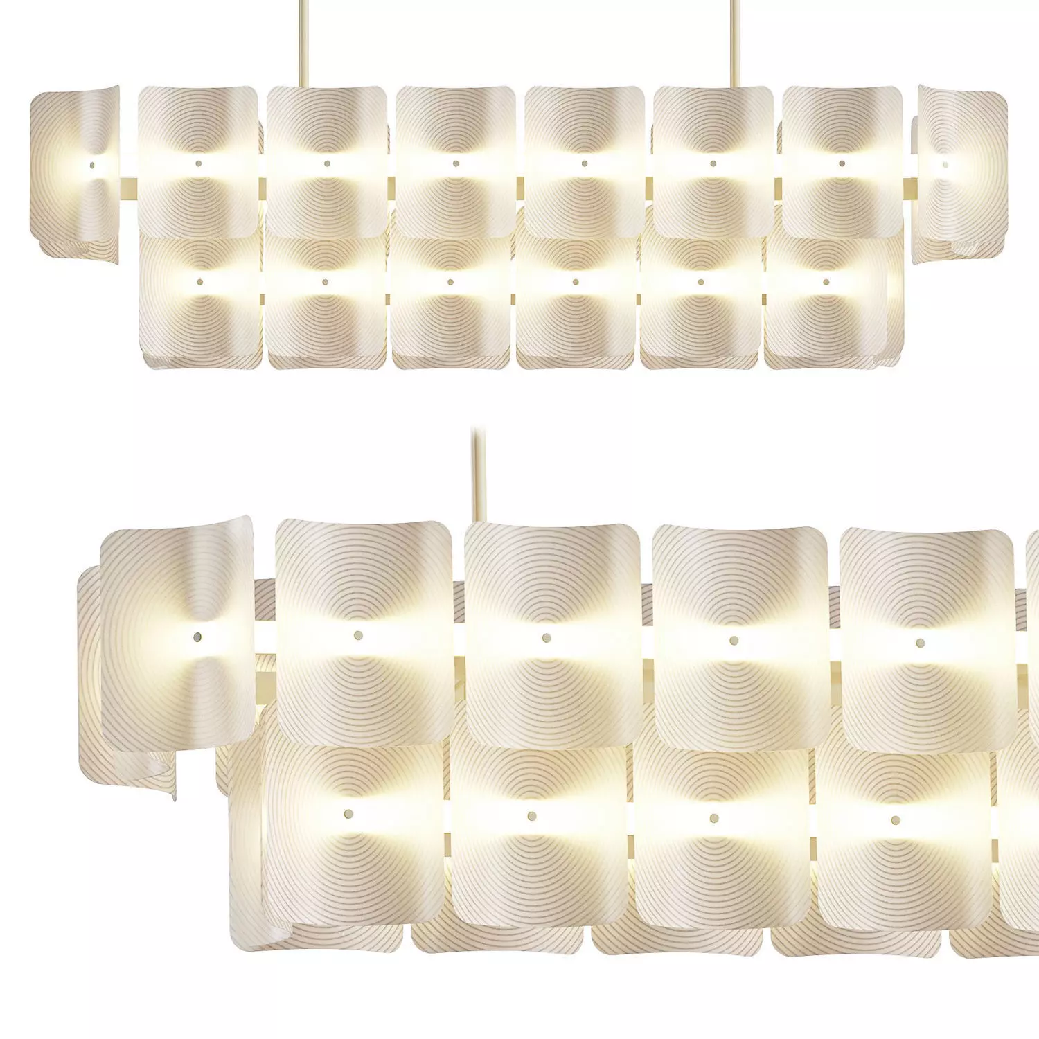 Fingerprint Linear Chandelier 3D model