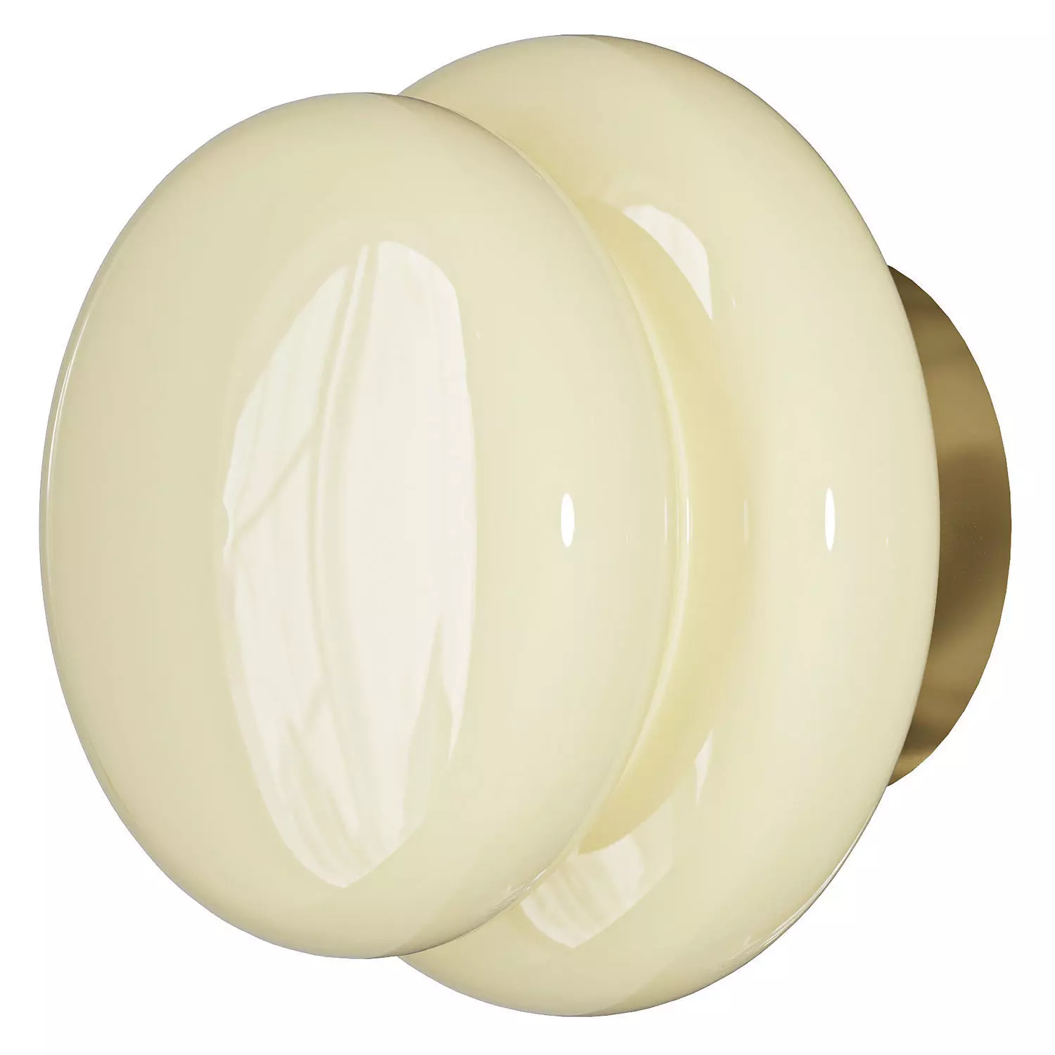 Opal Glass Wall Lamp Baya 3D model