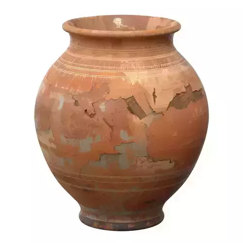 Ancient Egyptian Pottery Pot 3D Model