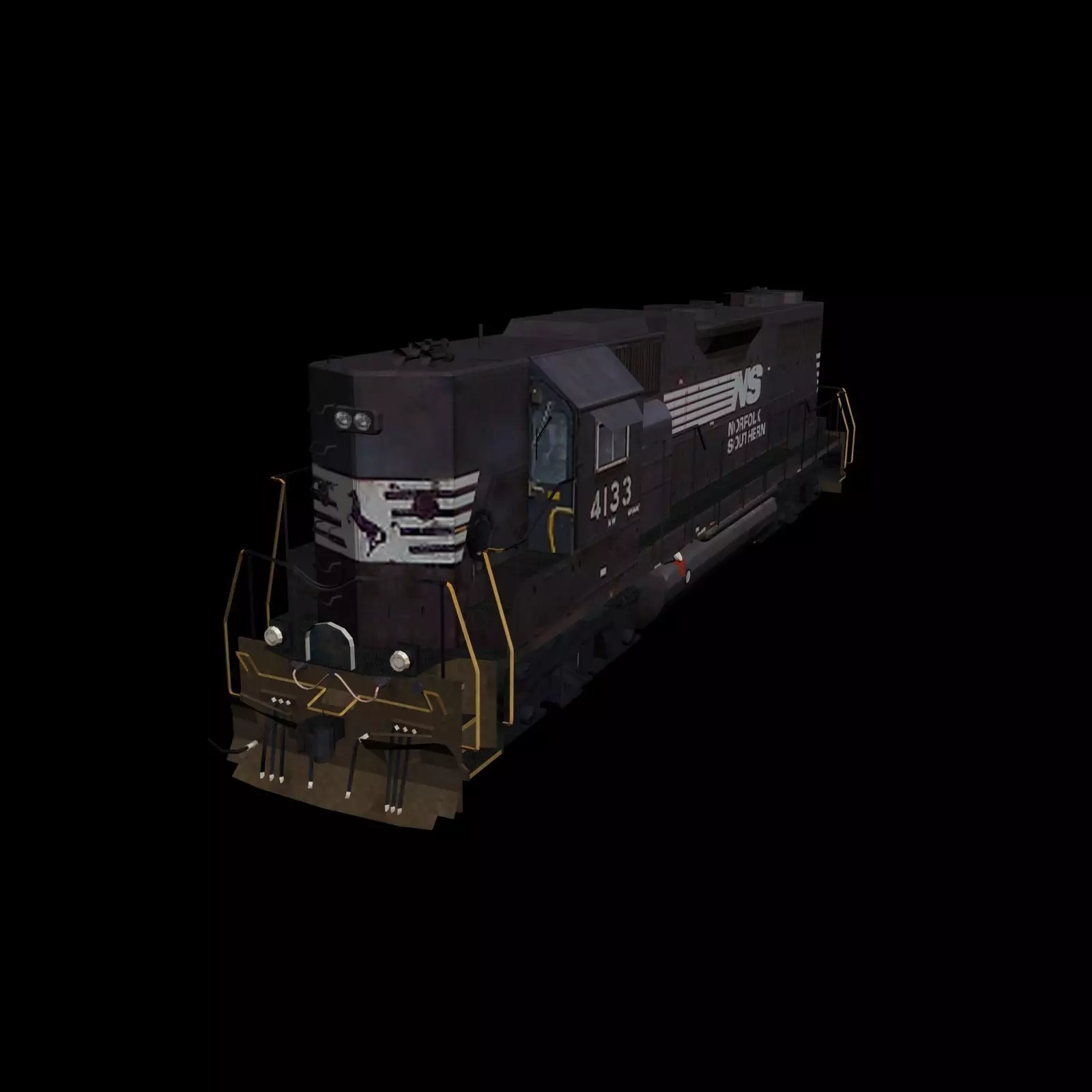 EMD GP38-2 Norfolk Southern 3D model