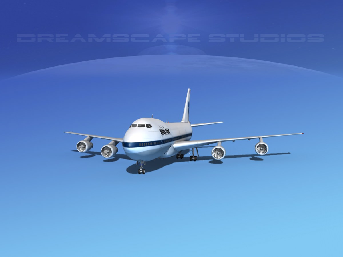 Boeing 747-100 Pan Am 1 3D model_1