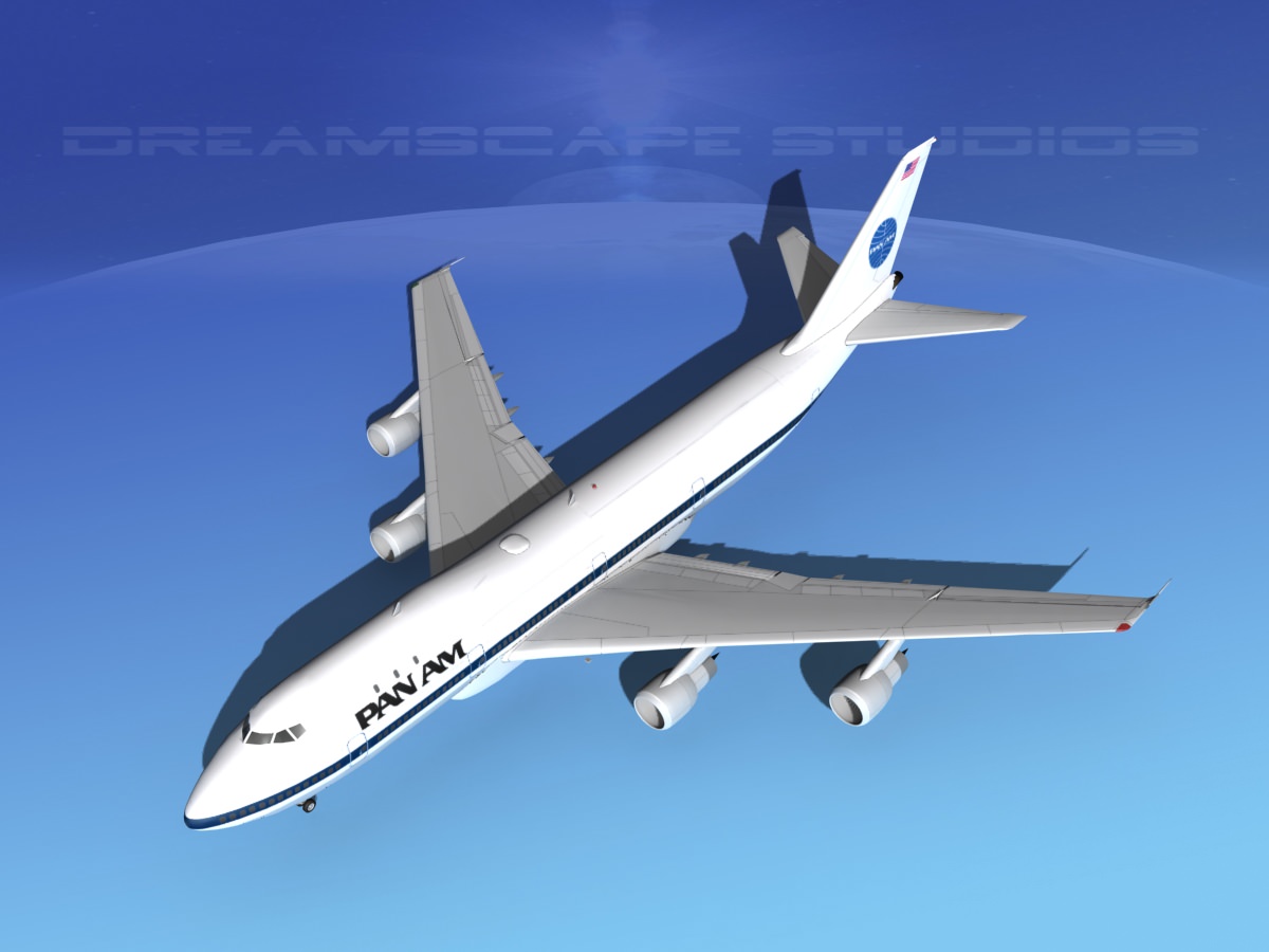 Boeing 747-100 Pan Am 1 3D model_10