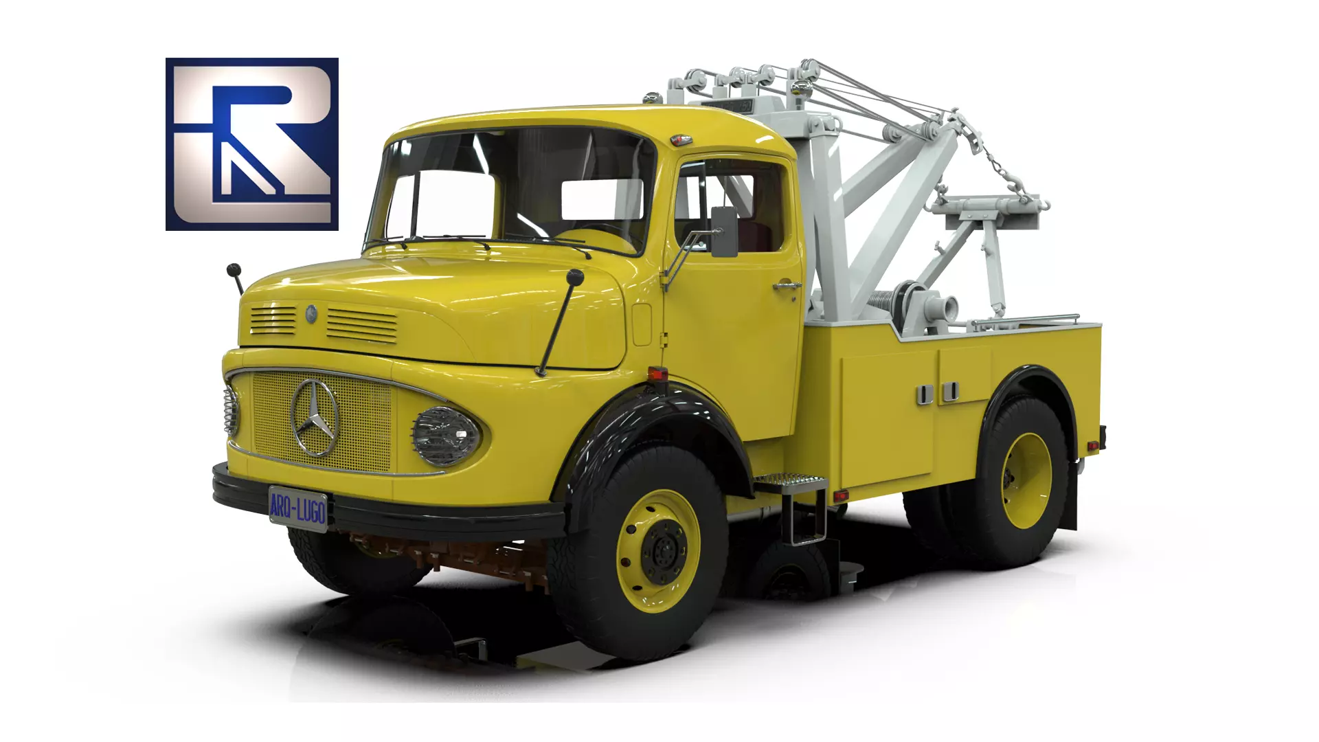 LAK 710 4x4 Wrecker Truck 3D model