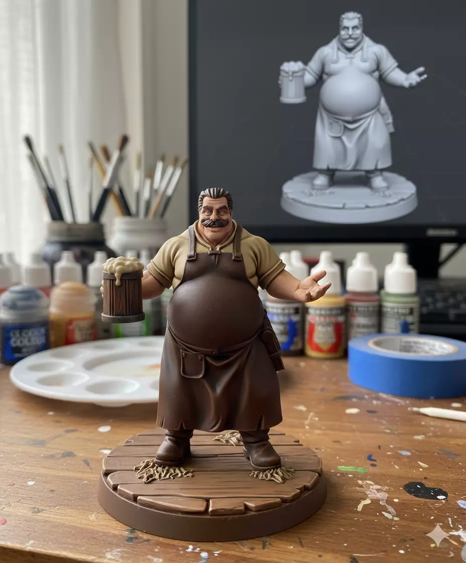 Hearthfire Innkeeper 3D Printable 3D print model