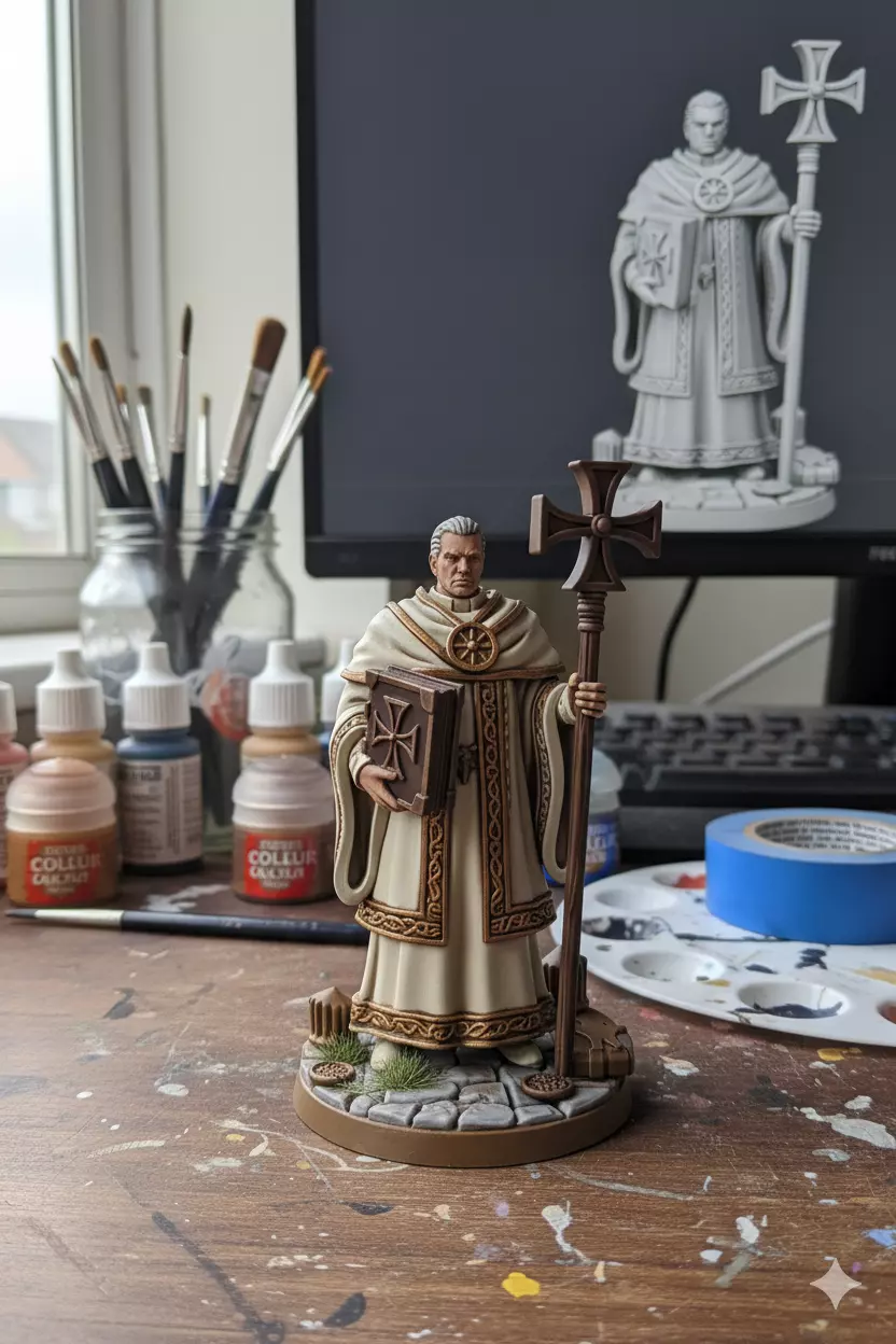 Sanctum Village Priest 3D print model