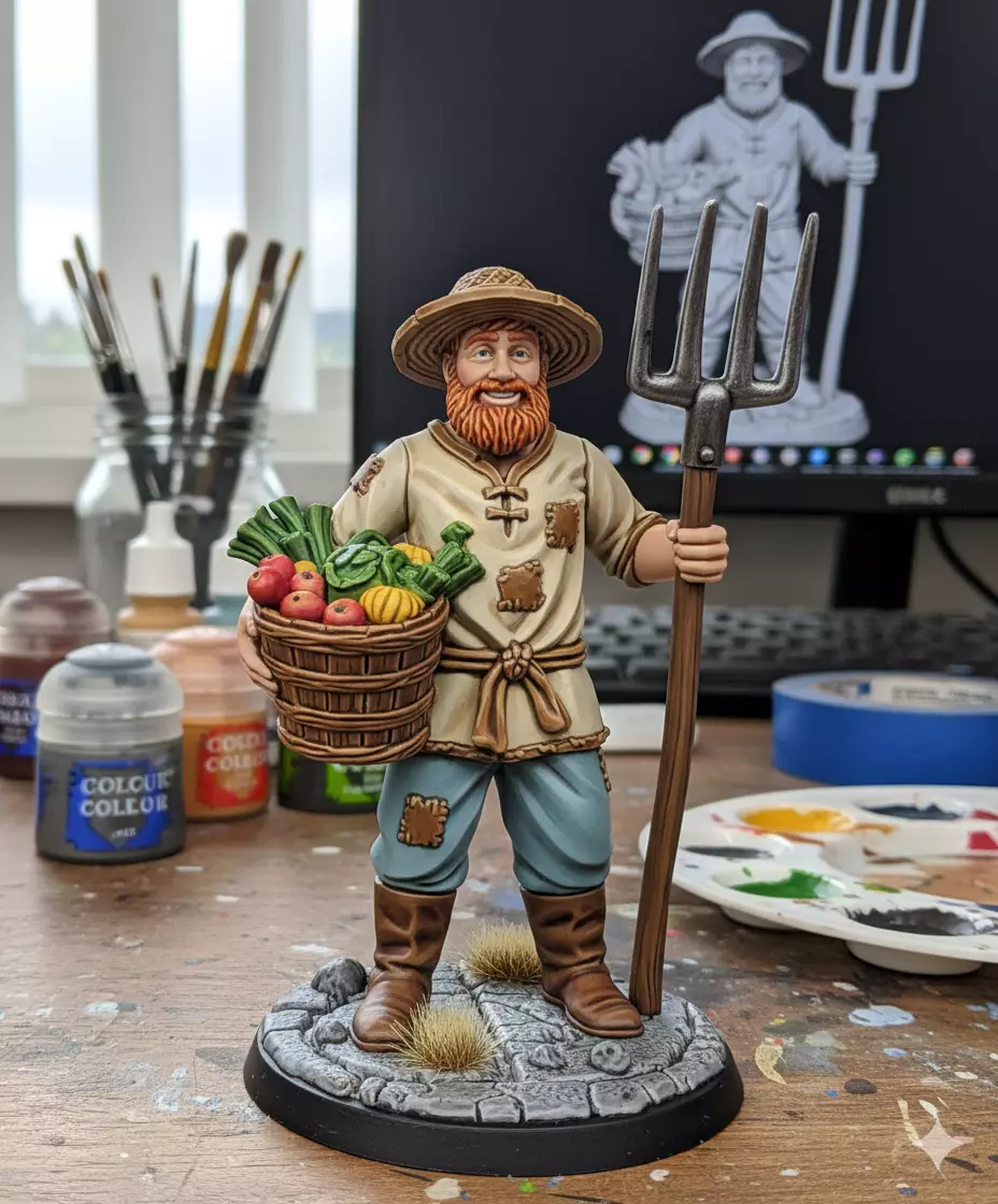 Harvestfield Farmer 3D print model