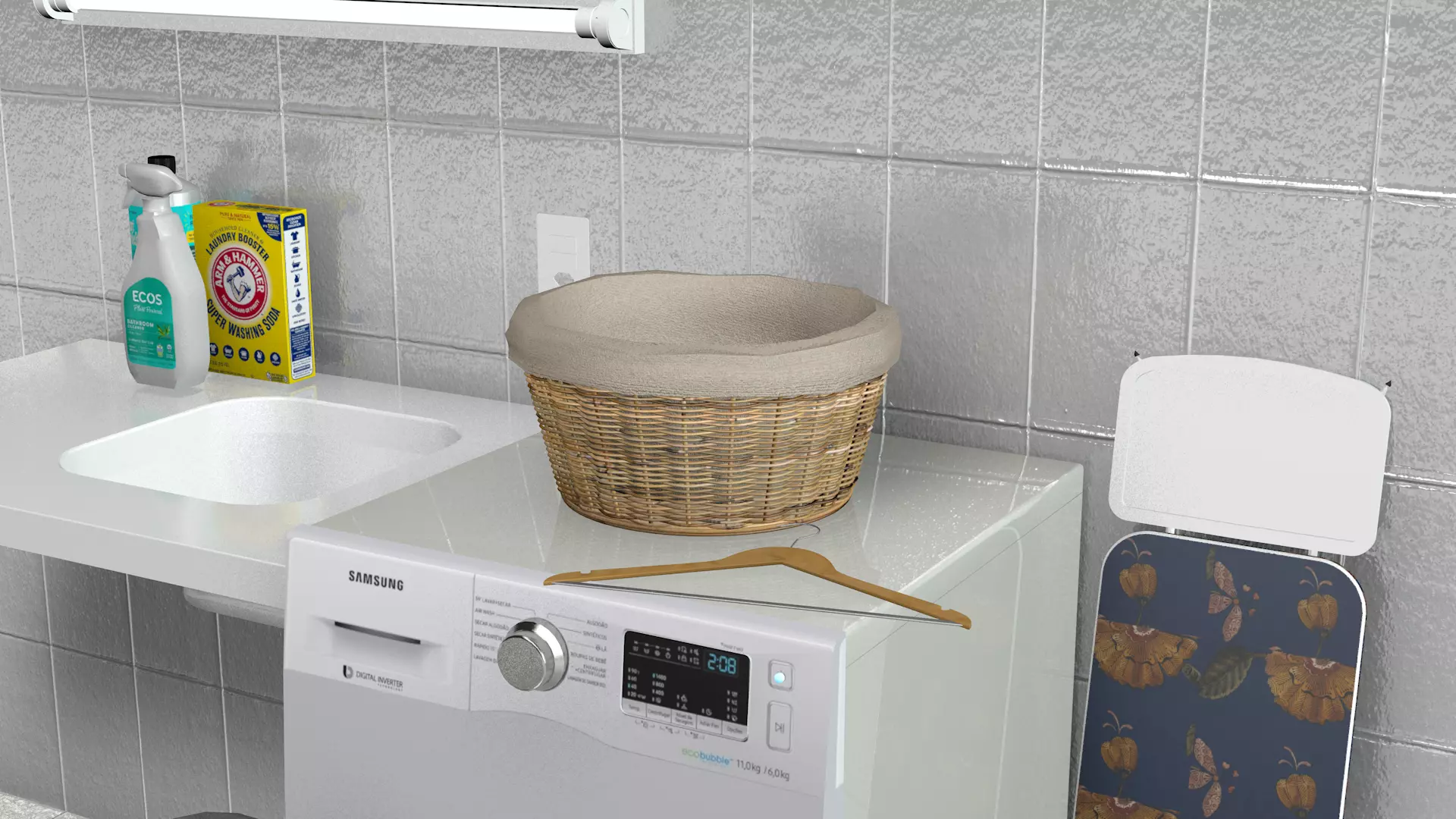 Laundry Basket Vinyl 3D model