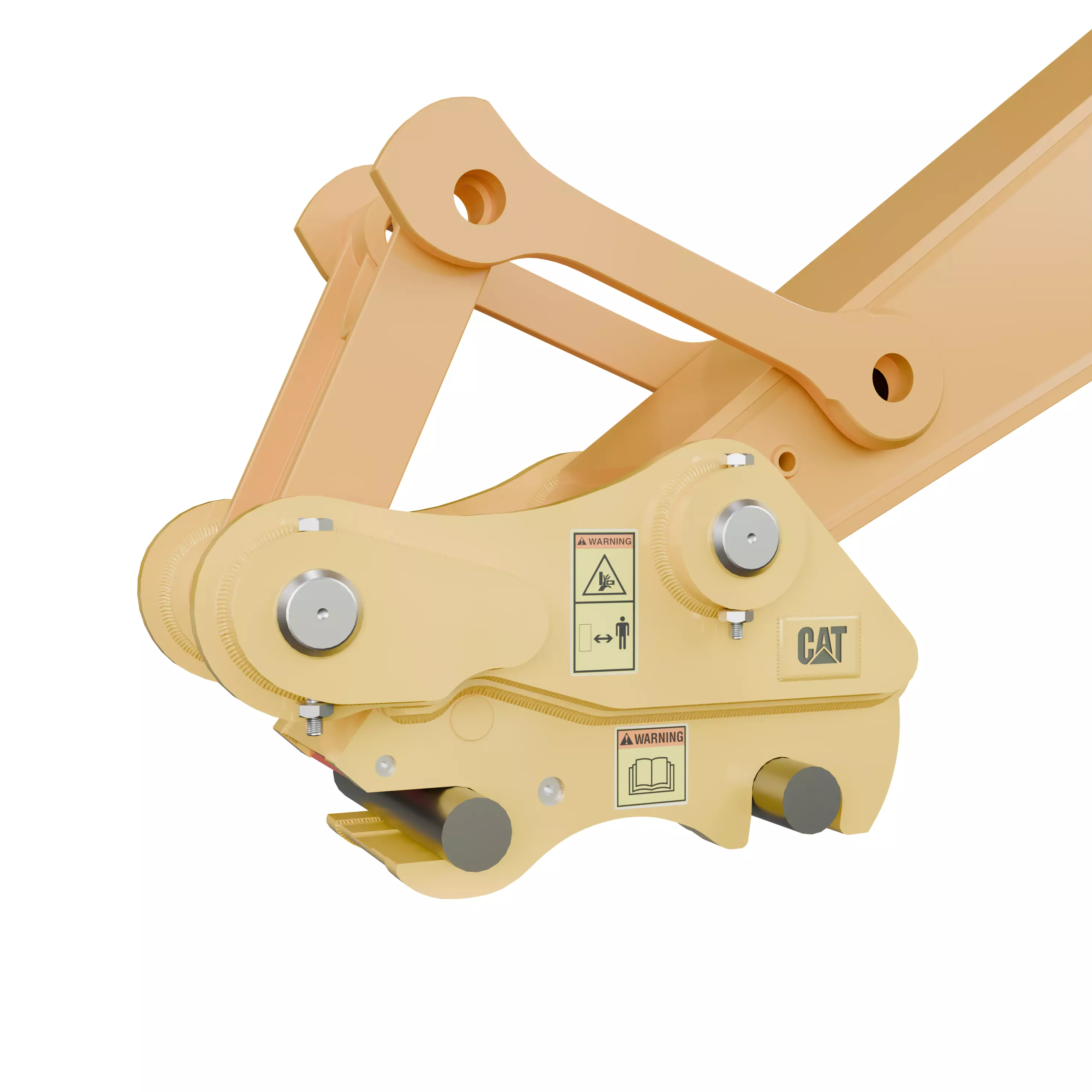 CAT Excavator Pin Grabber Coupler 3D model Low-poly 3D model