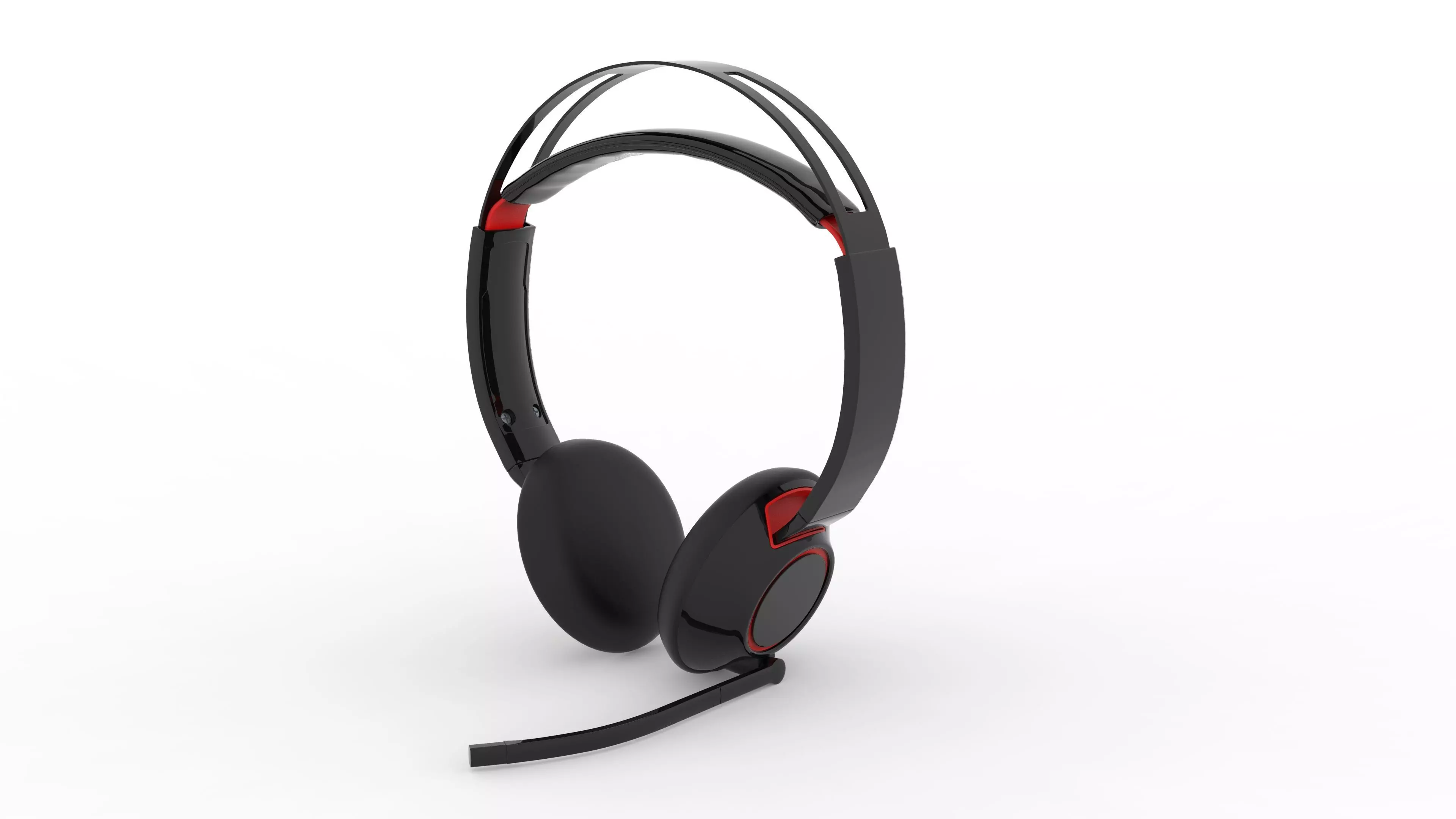 headphone Low-poly 3D model