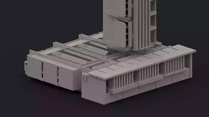 Brutalist Building 13