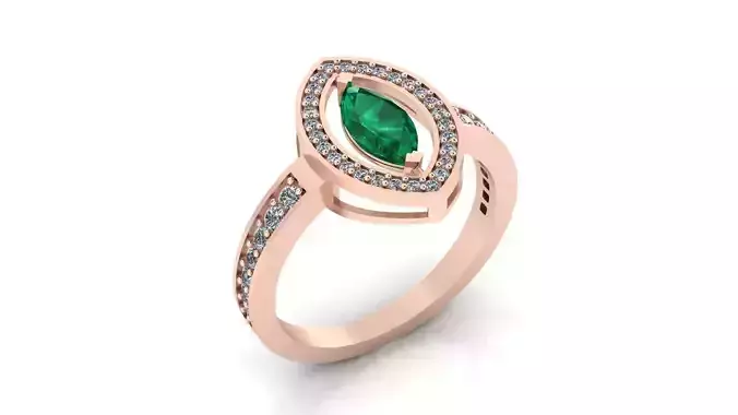 marquise halo engagement jewelry ring