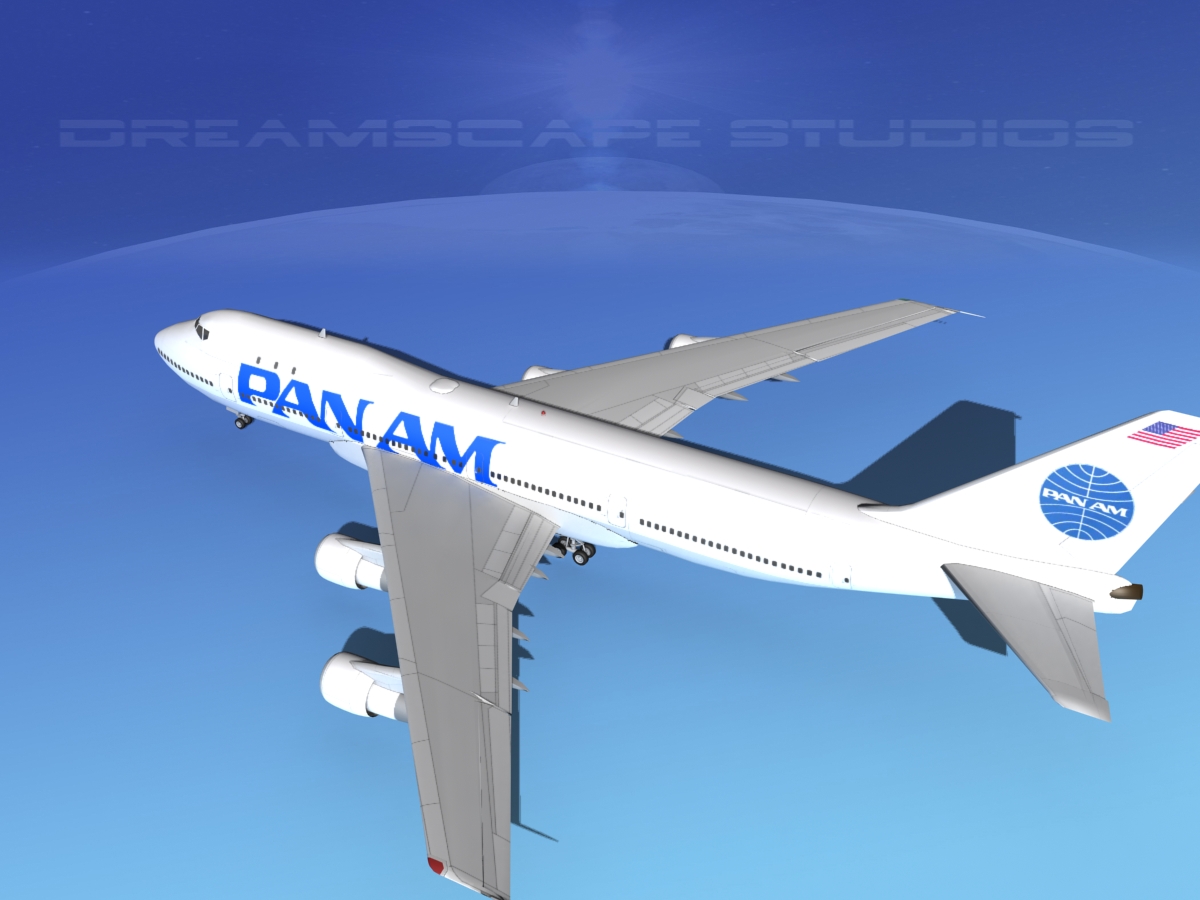 Boeing 747-100 Pan Am 2 3D model_6