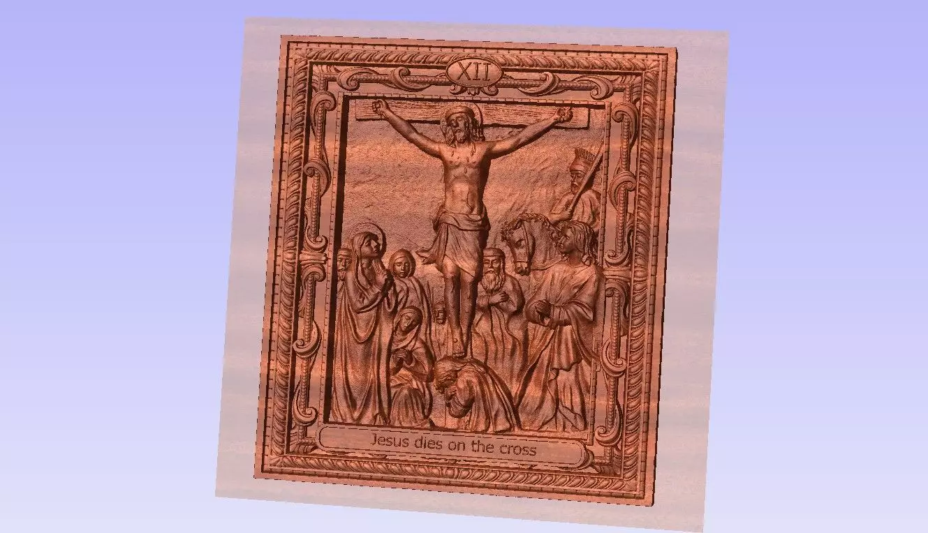 Way of the Cross 14 stations stl format 3D print model