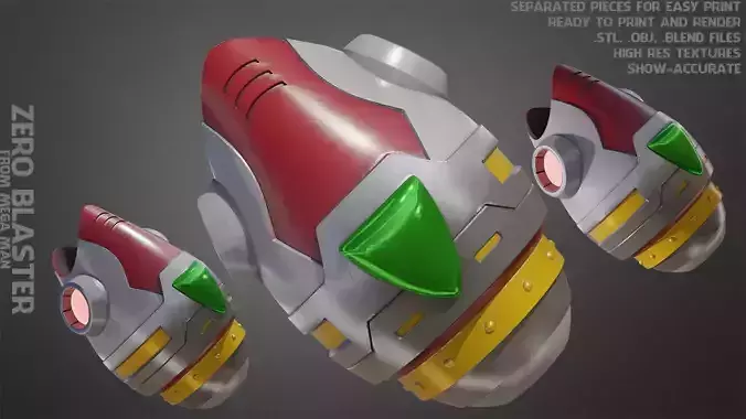 Mega Man Zero Blaster for Cosplay