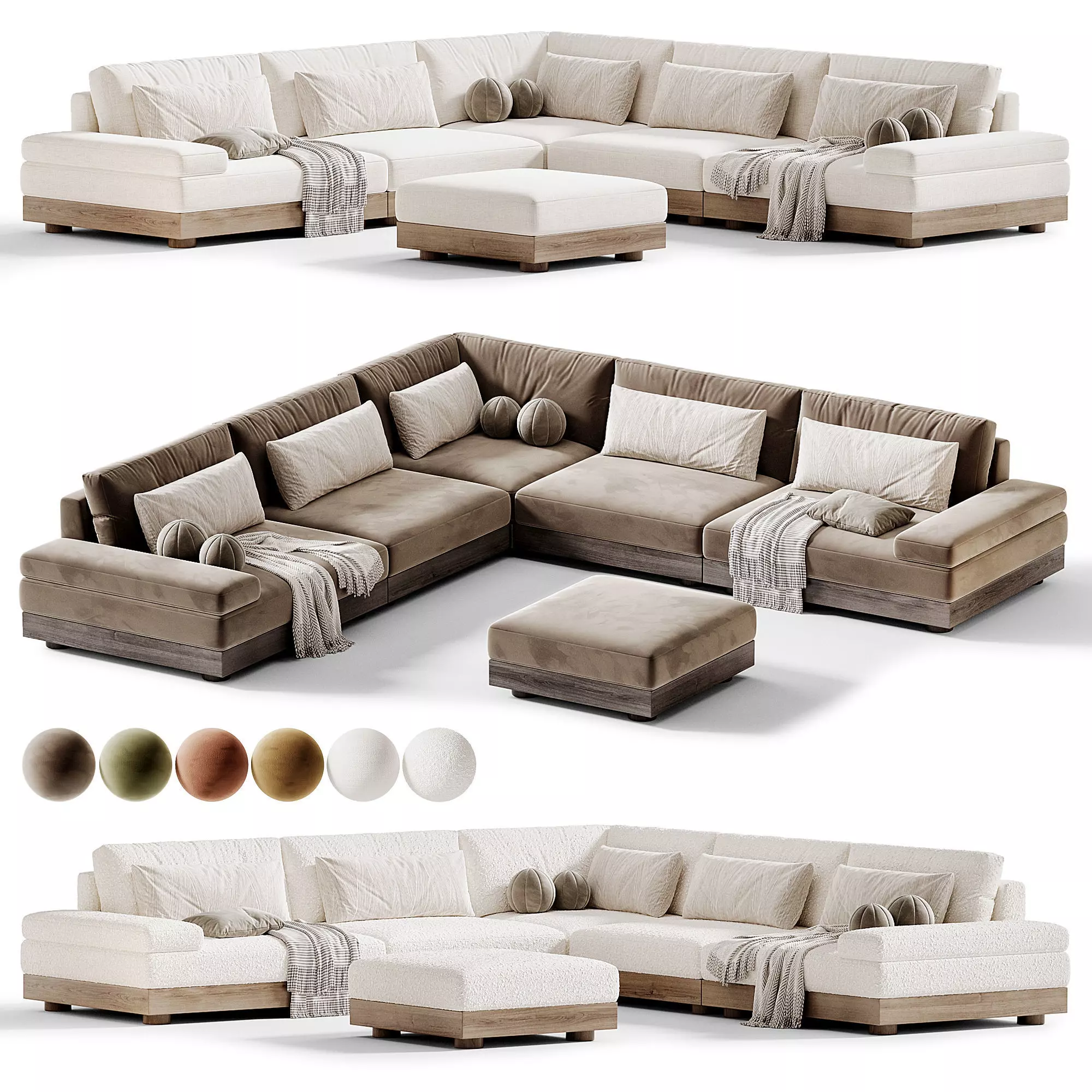 Truro Modular Sofa 02 3D model