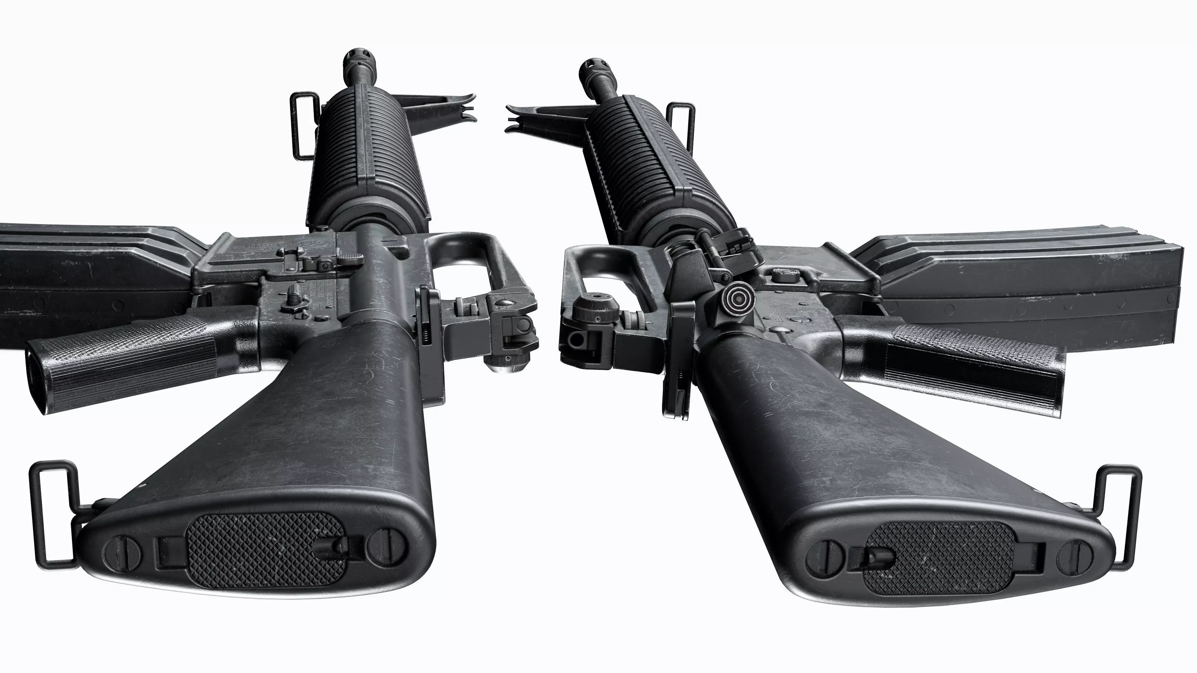 3D model M16 Modular Colt M16A2 AR 15 VR / AR / low-poly | CGTrader