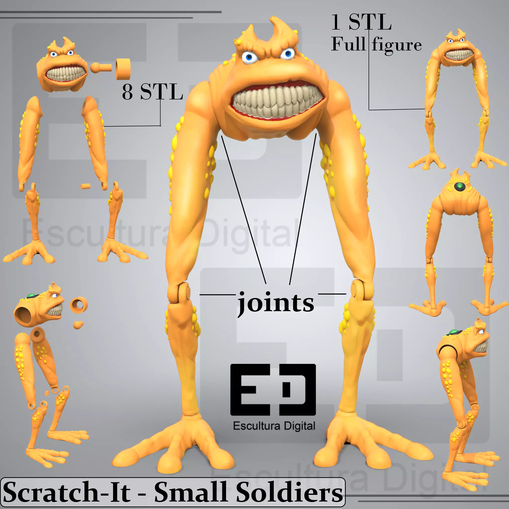 Scratch-It - Small Soldiers 3D print model