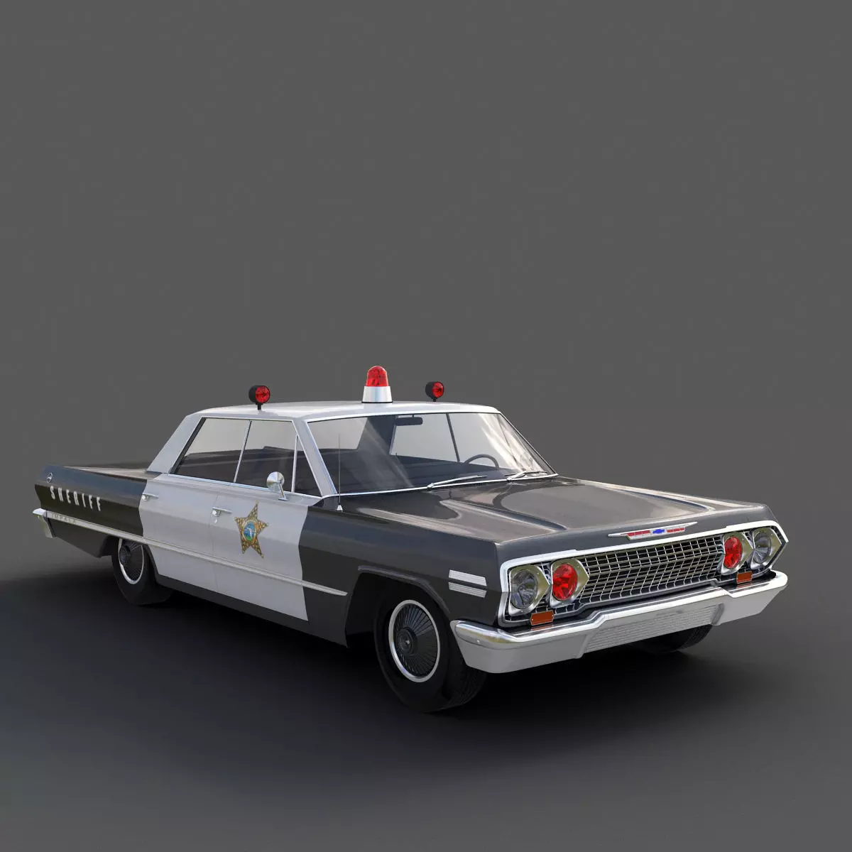 Sheriff Impala 1963 3D model