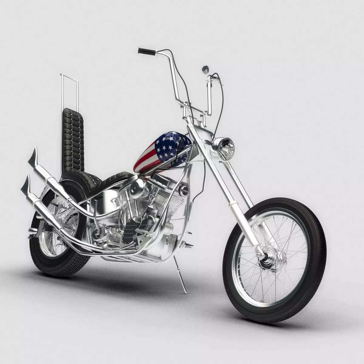 Easy Rider Motorcycle 3D model