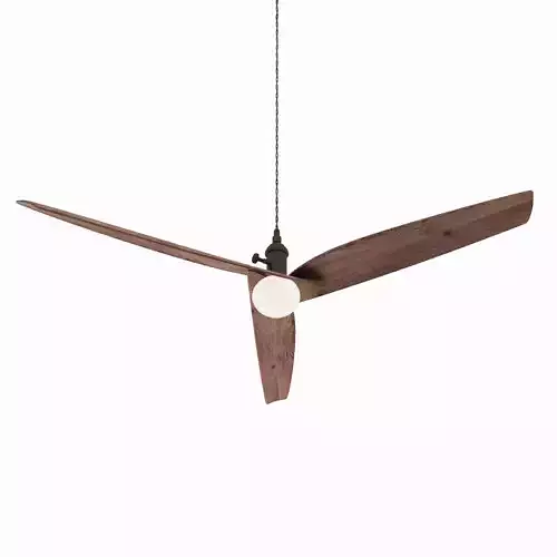 Modern Wooden 3-Blade Ceiling Fan