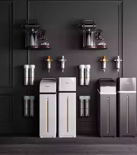 Water purifier filter purification 3D model 3D model