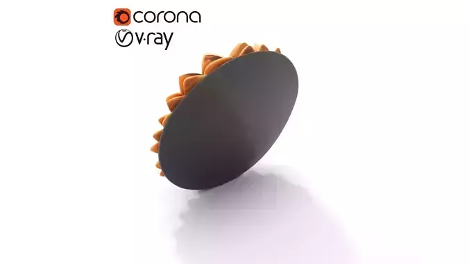 Colorful Mezze Platter Low-poly 3D model 5