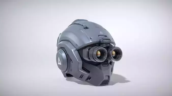 Futuristic Cyber Helmet Matte Graphite