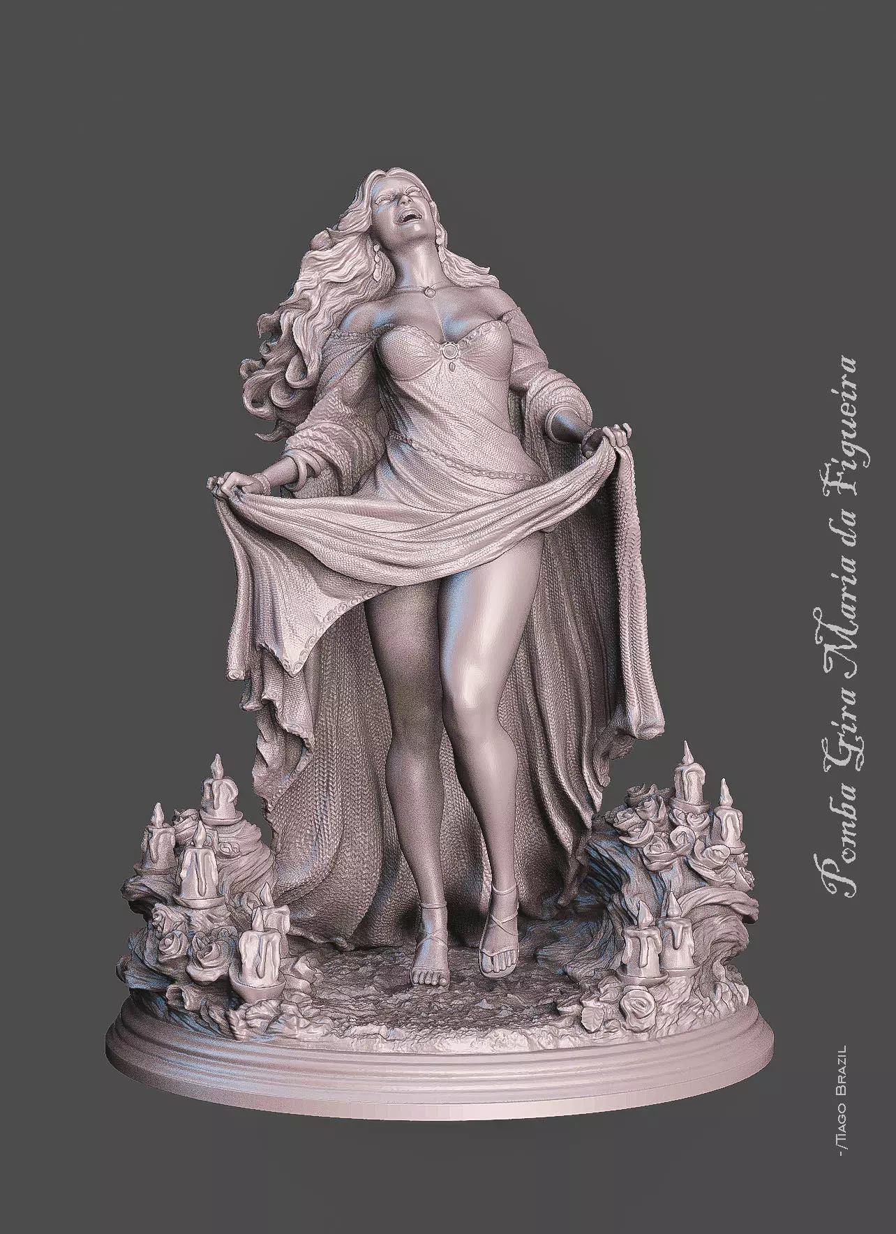 Pomba Gira Maria da Figueira 3D print model
