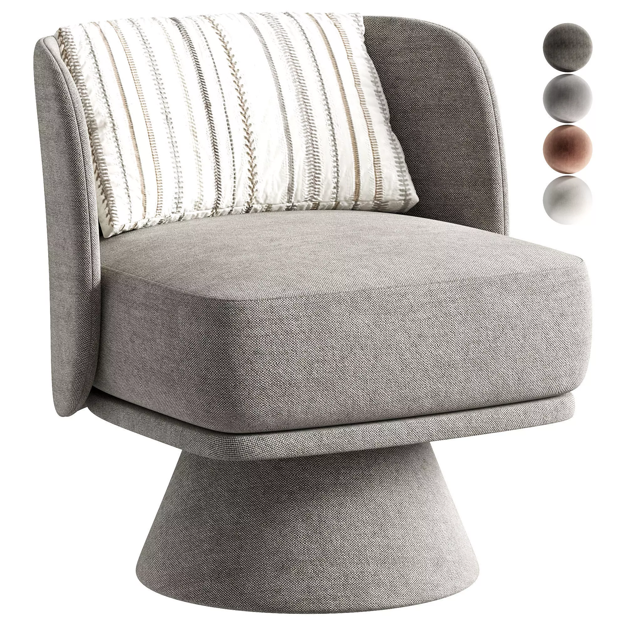 Asven Chair by Divanru 3D model