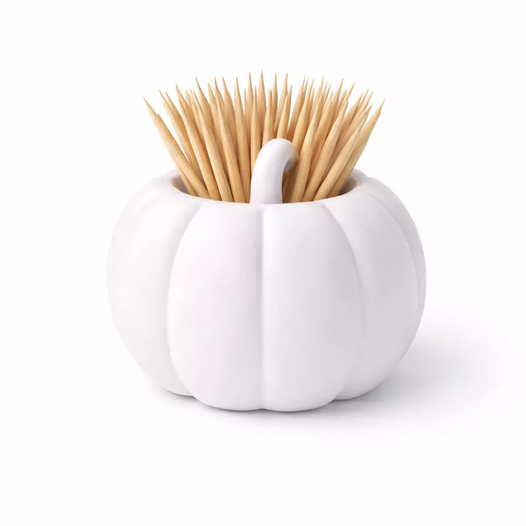 Pumpkin Toothpick Holder Cute Mini Container STL 3D print model
