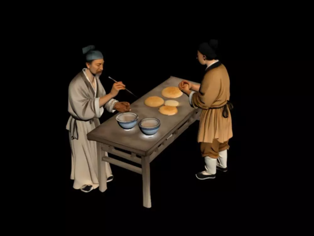 Abstract Tang and Song Dynasty 3D model