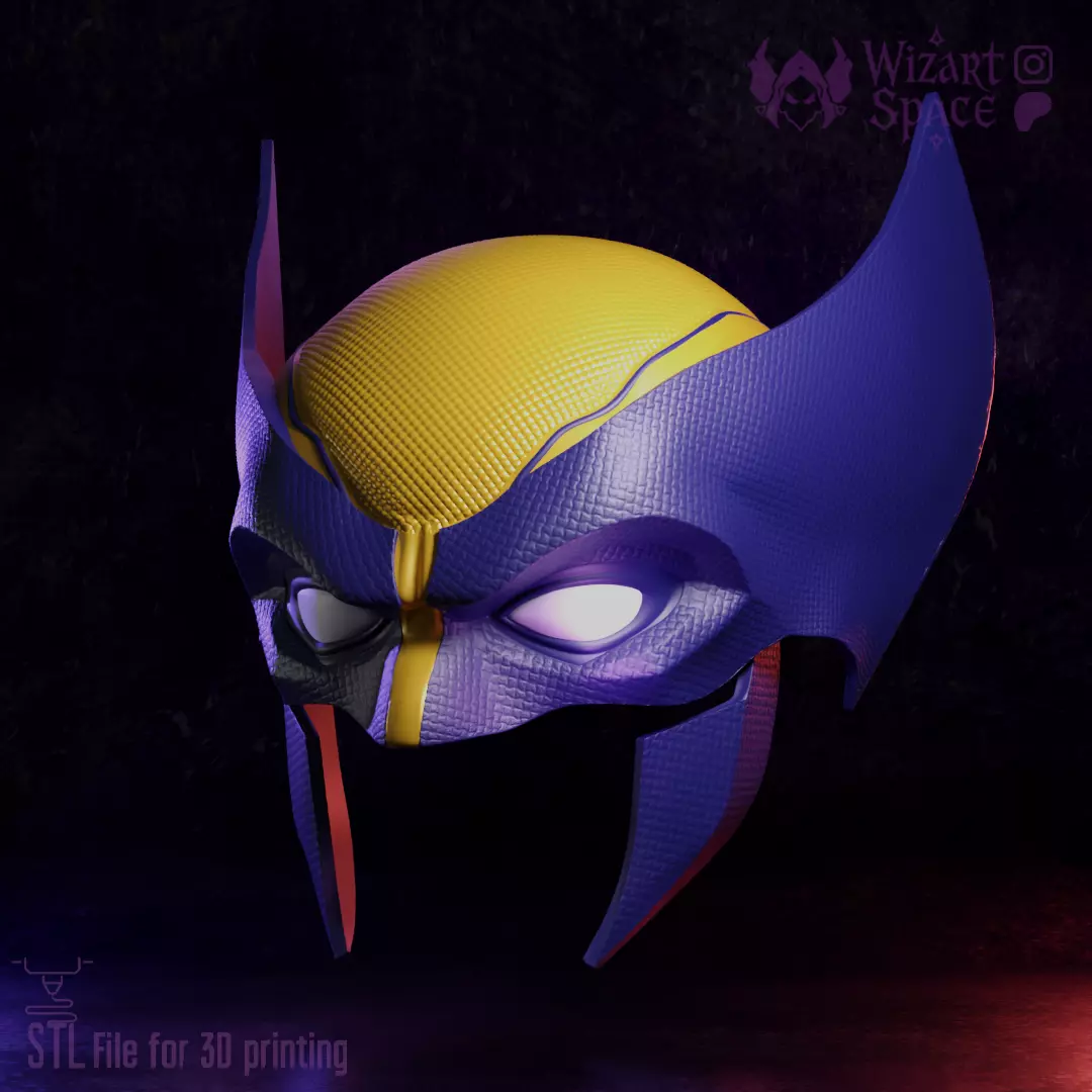 Wolverine Helmet - Marvel cosplay 3D print model