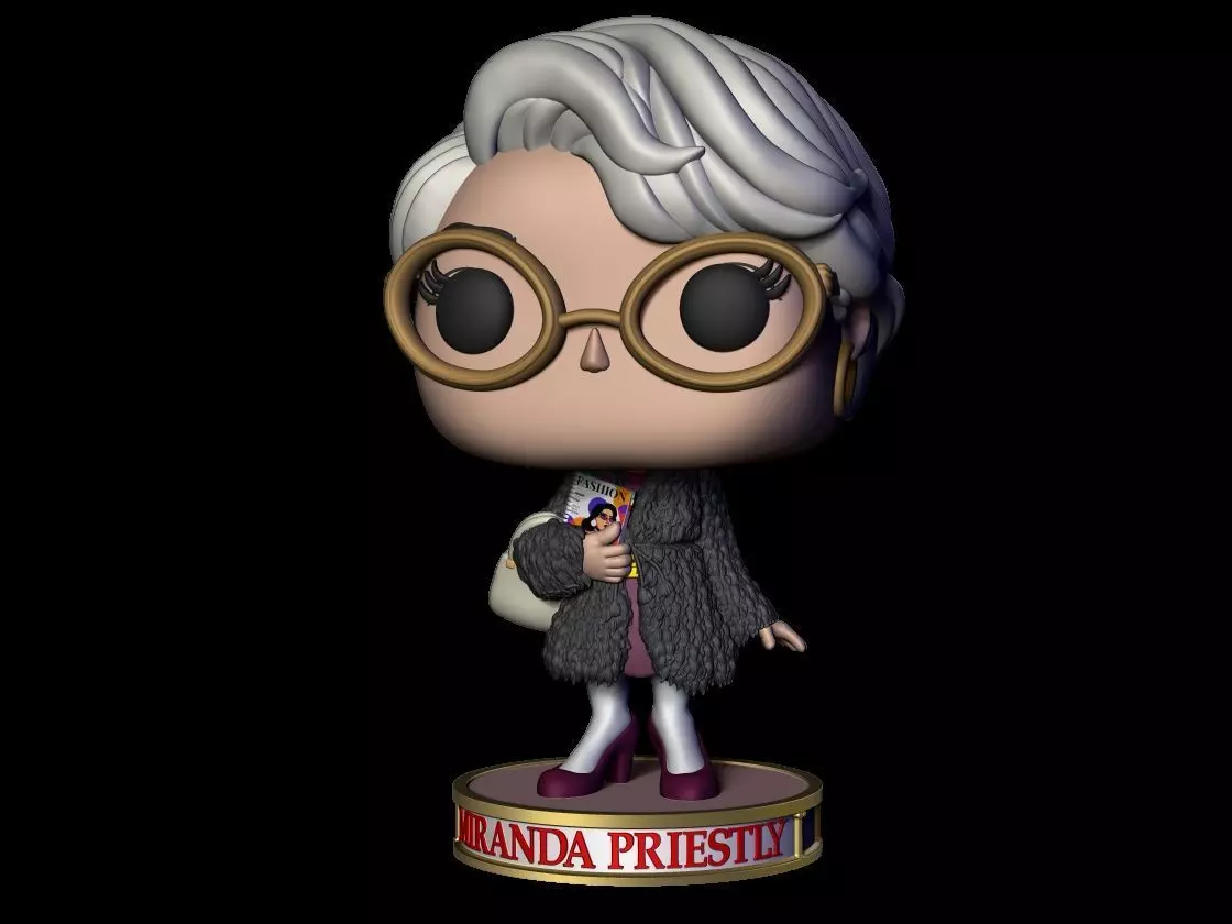 Funko Pop Miranda Priestly FanArt 3D print model