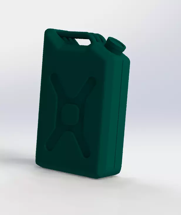 Military Jerry Can 20L 3D model