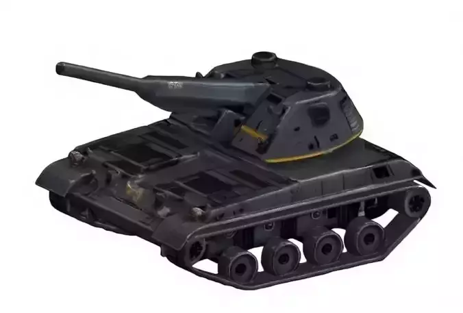 Sci-Fi Battle Tank 3D Model