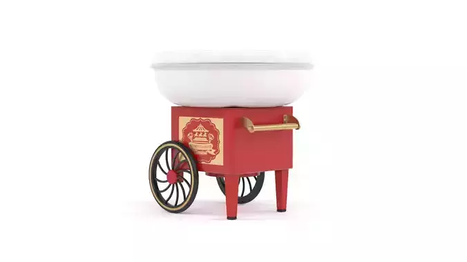 Cotton Candy Maker Collection 3D model 5